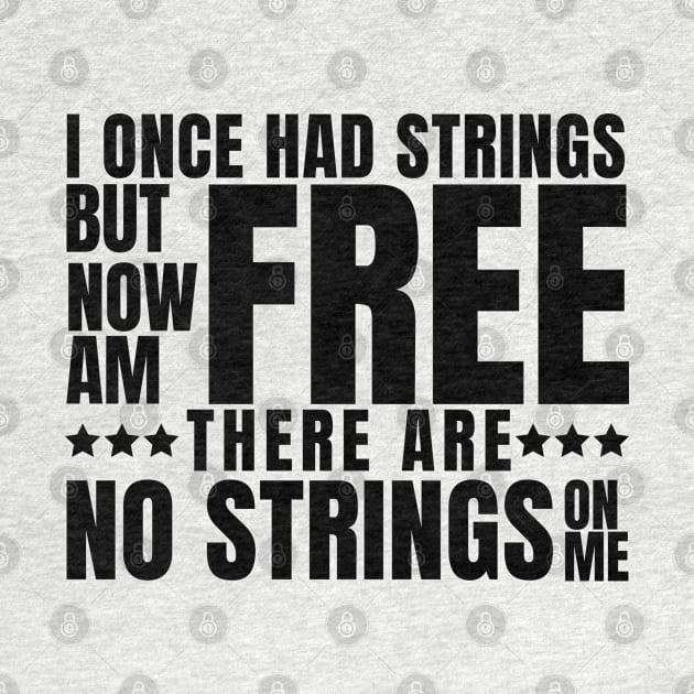 I once had strings but now am free, there are no strings on me by ioncehadstrings